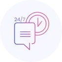 AI agent available 24/7 to handle customer requests in the energy sector