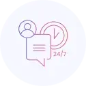 AI agent providing uninterrupted customer support with speed and accuracy in retail