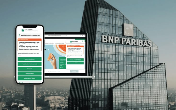 BNP Paribas modifie ses parcours client avec DialOnce