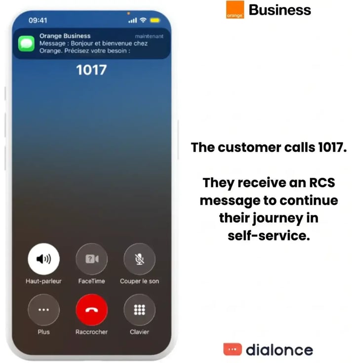 Orange Business turns a call into a digital journey with RCS-1