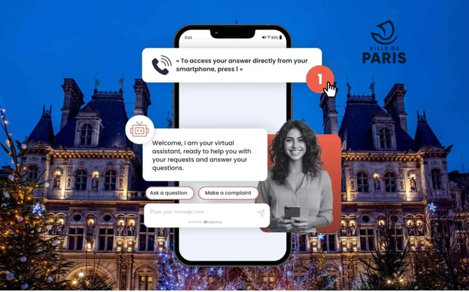 Paris city hall guides users with visual IVR to online services