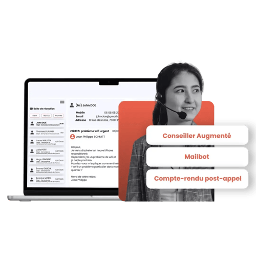 Découvrez le Conseiller Augmenté avec son mailbot et son compte rendu post appel