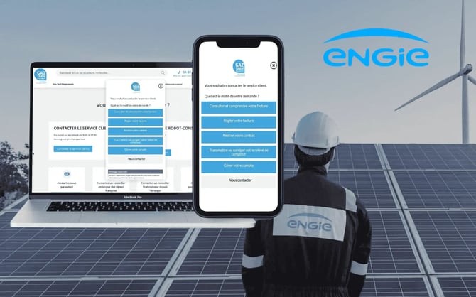 ENGIE uses a visual IVR to qualify incoming calls, prioritize urgent requests and direct others to digital self-service journeys