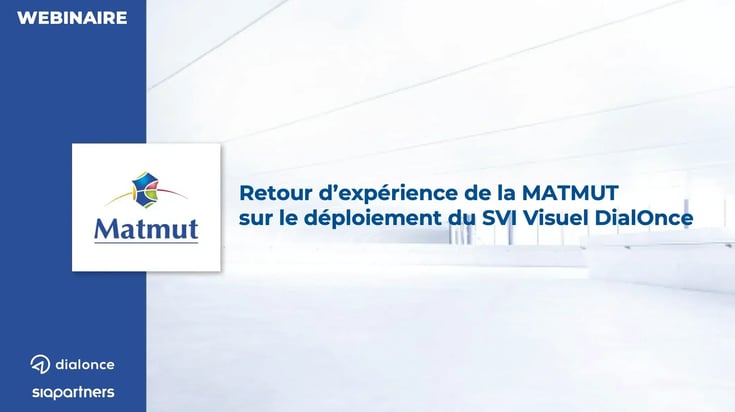 La Matmut déploie un SVI visuel en quelques semaines pour maintenir la relation client à distance et suit son utilisation en temps réel afin d’adapter les parcours proposés