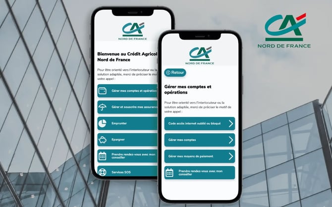 Hausse du volume de contacts entrants au Crédit Agricole Nord de France et impact sur le taux de décroché, la joignabilité et la qualité de service