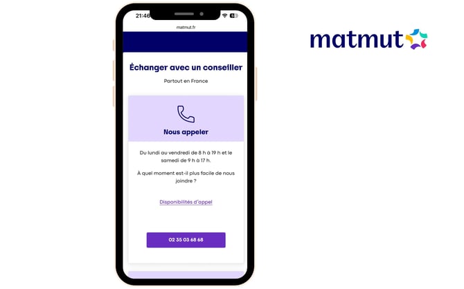 Matmut redirects incoming calls to a visual IVR and selfcare journeys to simplify request resolution and manage peak demand more effectively