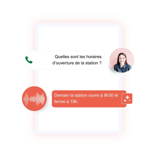 Agent IA vocal DialOnce capable de comprendre les demandes, d’automatiser les réponses et d’orienter chaque appel vers la meilleure solution avec le bon contexte.