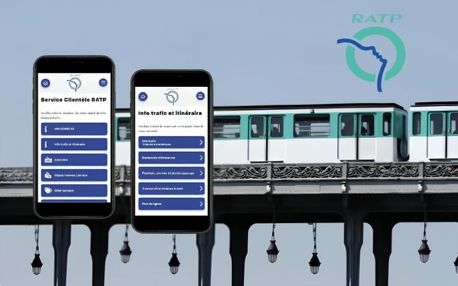 RATP handling call peaks to maintain service quality and ensure passenger information access